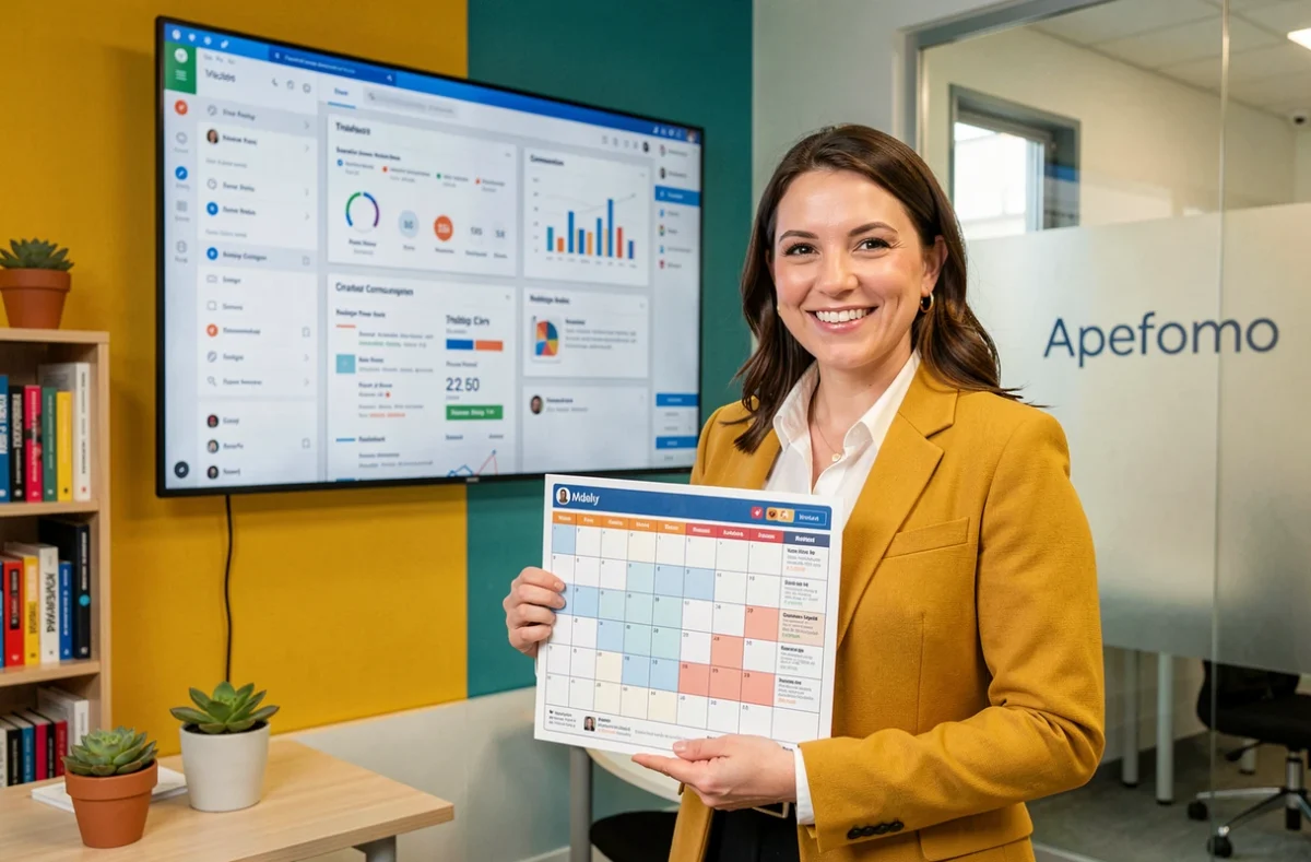 Responsable communication digitale de l'agence Spritz présentant une campagne multicanale dans ses bureaux à Lille
